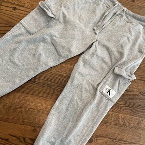 Calvin Klein Collection Gray Sweatpants with Elastic Waistband